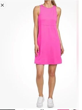 Eddie Bauer Aster empire waist dress - lava color NEW NWT pink